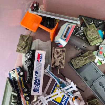 LOT 186B: Huge Collection of Vintage Micro Machines Cars & Playsets