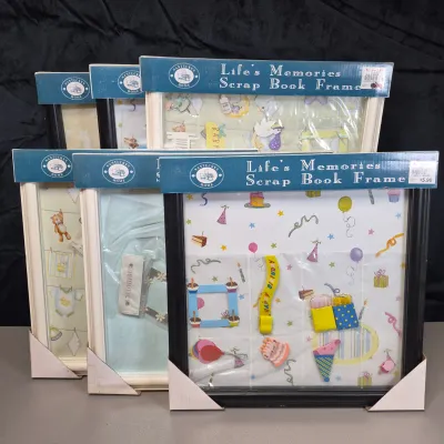 LOT 26B: HUGE Scrapbooking Collection with Stickers, Decals, Memory Frames, Page Accents & More