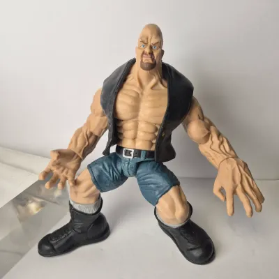 LOT 46B: Vintage 1998-99 WWF Maximum Sweat Action Figures