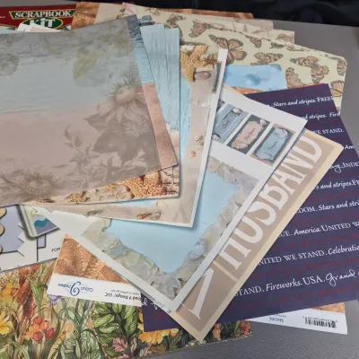 LOT 26B: HUGE Scrapbooking Collection with Stickers, Decals, Memory Frames, Page Accents & More