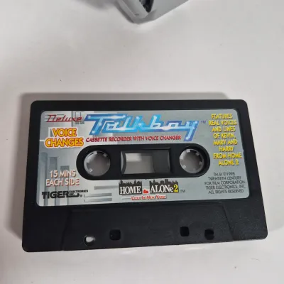 LOT 200Z: Vintage Tiger Electronics Deluxe Talkboy with Cassette