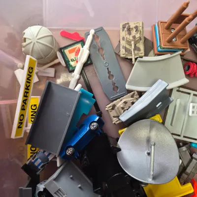 LOT 186B: Huge Collection of Vintage Micro Machines Cars & Playsets