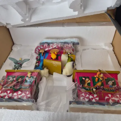 LOT 54B: Disney Musical Train Stocking Holder Set-Never Used