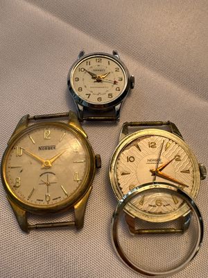 Sale Photo Thumbnail #248: Untested. Small watch missing crystal.