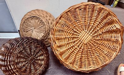 Sale Photo Thumbnail #252: 3 baskets in very good condition.