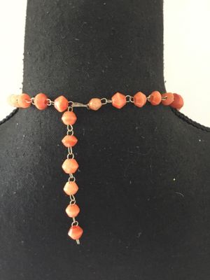 Beautiful, chunky, Mexican, onyx tiki face, BoHo necklace spiral beads
