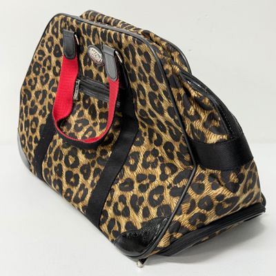 LOT 167: Brighton Leopard Print Rolling Bag w/ Hidden Handle