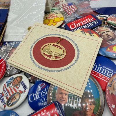 LOT 85: Big Lot of Political Pins. Buttons and More