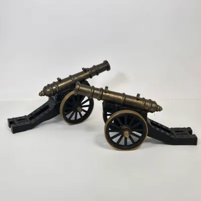 LOT 43: Pair of Vintage Decorative Miniature Cannons