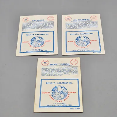 LOT 80: Collection of 1977 TCMA Renata Galasso Baseball Cards