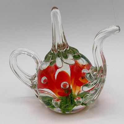 LOT 92: Four Paperweights -Joe St. Clair and More