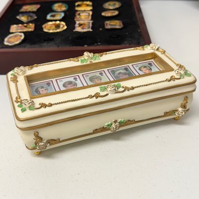 LOT 163: Princess Diana Memorabilia - Commemorative Plate - Pin Collection and More