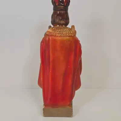 LOT 52: Statue Depicting the Infant Jesus of Prague, Multiple Scapulars, Italian-made Crucifix Pendant, and More