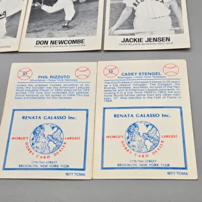 LOT 80: Collection of 1977 TCMA Renata Galasso Baseball Cards