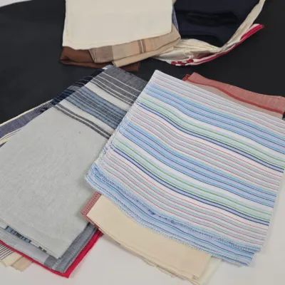 LOT 63: Seyfocnia Leather Laptop Briefcase, AUVON Seat Cushion, Collection of Men's Handkerchiefs, and More