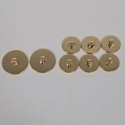 LOT 44: Multiple Sets of Vintage Gold-tone Crest Buttons and More