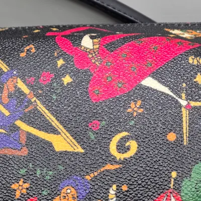 LOT 159: Piero Guidi Magic Circus Black Shoulder Bag