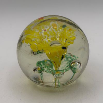 LOT 95: Trio of Glass Paperweights - Kreiss and More