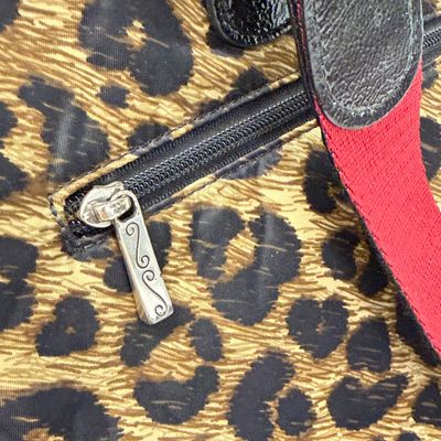 LOT 167: Brighton Leopard Print Rolling Bag w/ Hidden Handle