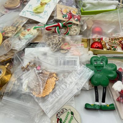 LOT 89: Big Costume Jewelry Collection - Holiday Novelties and More