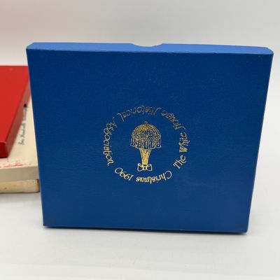 LOT 96: White House Commemorative Christmas Ornaments and More