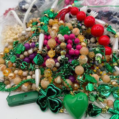 LOT 91: Big Lot of Beaded Necklaces and Craft / Repair Jewelry