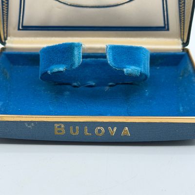 LOT 83: Working Vintage 1962 Bulova Senator Watch w/ 10K RGP Bezel in Original Case
