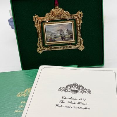 LOT 93: White House Commemorative Christmas Ornaments and More