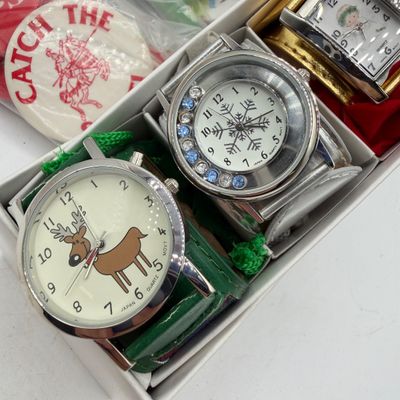LOT 87: Collection of Holiday Pins, Earrings and More