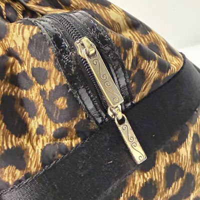 LOT 167: Brighton Leopard Print Rolling Bag w/ Hidden Handle