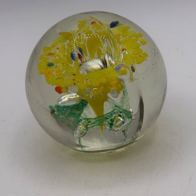 LOT 95: Trio of Glass Paperweights - Kreiss and More
