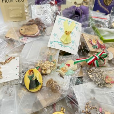 LOT 89: Big Costume Jewelry Collection - Holiday Novelties and More