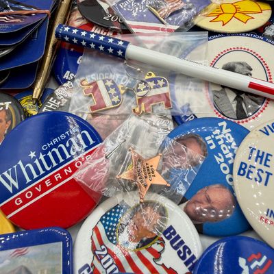 LOT 85: Big Lot of Political Pins. Buttons and More