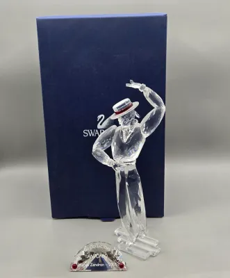 LOT 127: Swarovski Crystal Figurine "Antonio" from the "Magic of Dance" Trilogy Designed by Martin Zendron with...