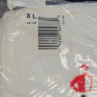 LOT 57: Multiple Packages of Jockey Elance Men’s Tube Bikini Underwear Sizes Medium, Large, & XL and Classic Tshirts/ NIP