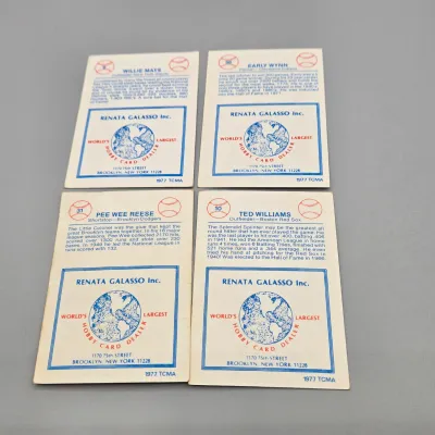 LOT 80: Collection of 1977 TCMA Renata Galasso Baseball Cards
