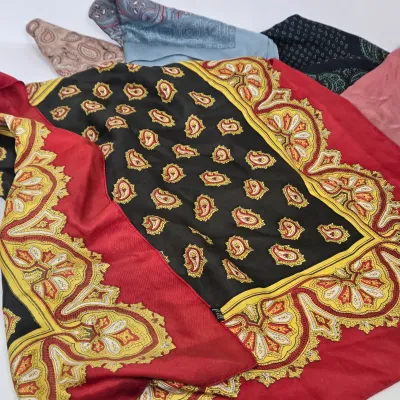 LOT 41: Collection of Silk Women's Scarves