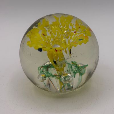 LOT 95: Trio of Glass Paperweights - Kreiss and More