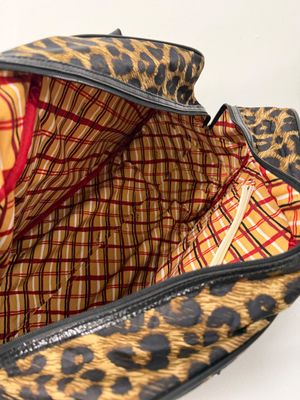 LOT 167: Brighton Leopard Print Rolling Bag w/ Hidden Handle