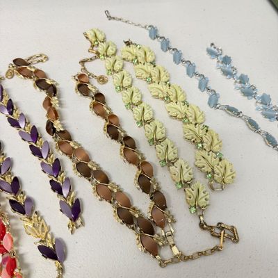LOT 164: Vintage Jewelry Boxes with Costume Jewelry Collection Plus Craft / Repair Items