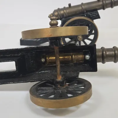 LOT 43: Pair of Vintage Decorative Miniature Cannons