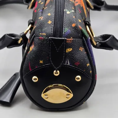 LOT 159: Piero Guidi Magic Circus Black Shoulder Bag