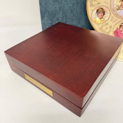 LOT 163: Princess Diana Memorabilia - Commemorative Plate - Pin Collection and More