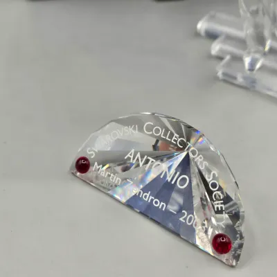 LOT 127: Swarovski Crystal Figurine "Antonio" from the "Magic of Dance" Trilogy Designed by Martin Zendron with...