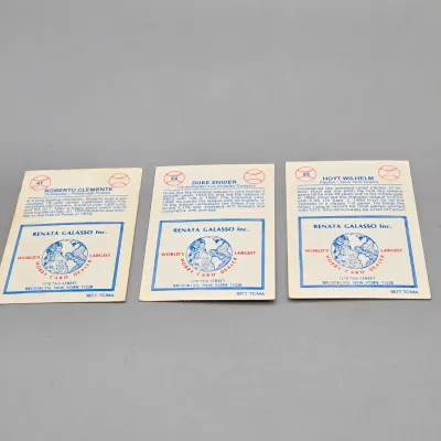 LOT 80: Collection of 1977 TCMA Renata Galasso Baseball Cards