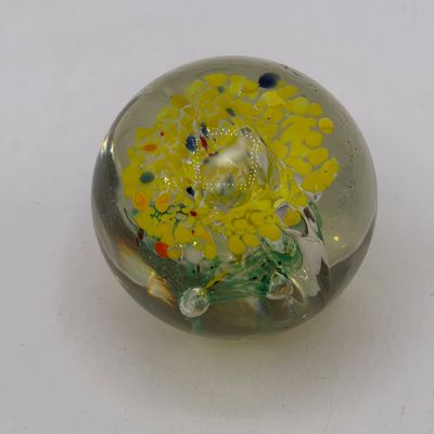 LOT 95: Trio of Glass Paperweights - Kreiss and More