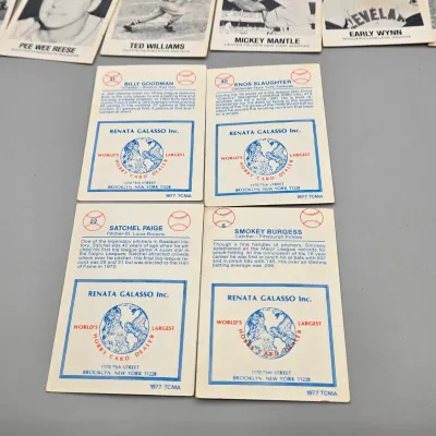 LOT 80: Collection of 1977 TCMA Renata Galasso Baseball Cards