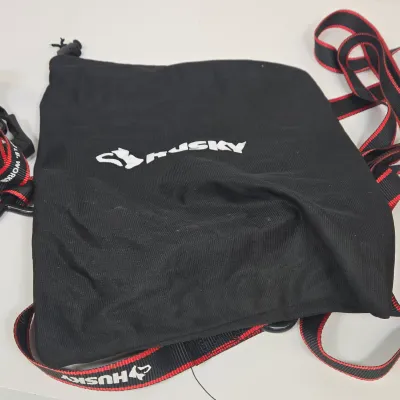LOT 61: Set of Husky Ratchet Tie-down Straps with a 500 lb. Working Load Limit