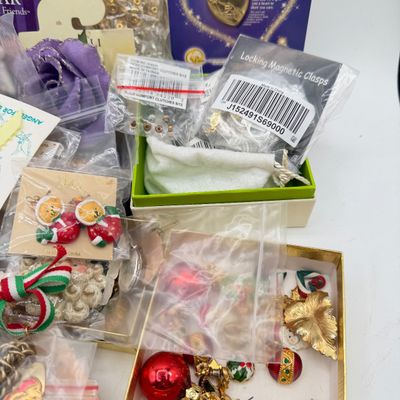 LOT 89: Big Costume Jewelry Collection - Holiday Novelties and More