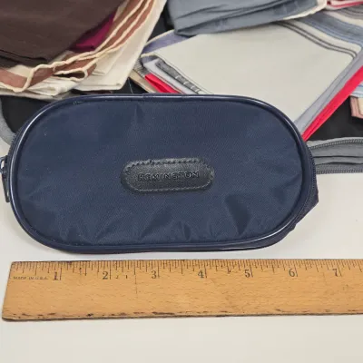 LOT 63: Seyfocnia Leather Laptop Briefcase, AUVON Seat Cushion, Collection of Men's Handkerchiefs, and More